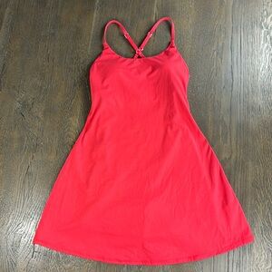 Outdoor Voices Vibrant Red Mini Dress